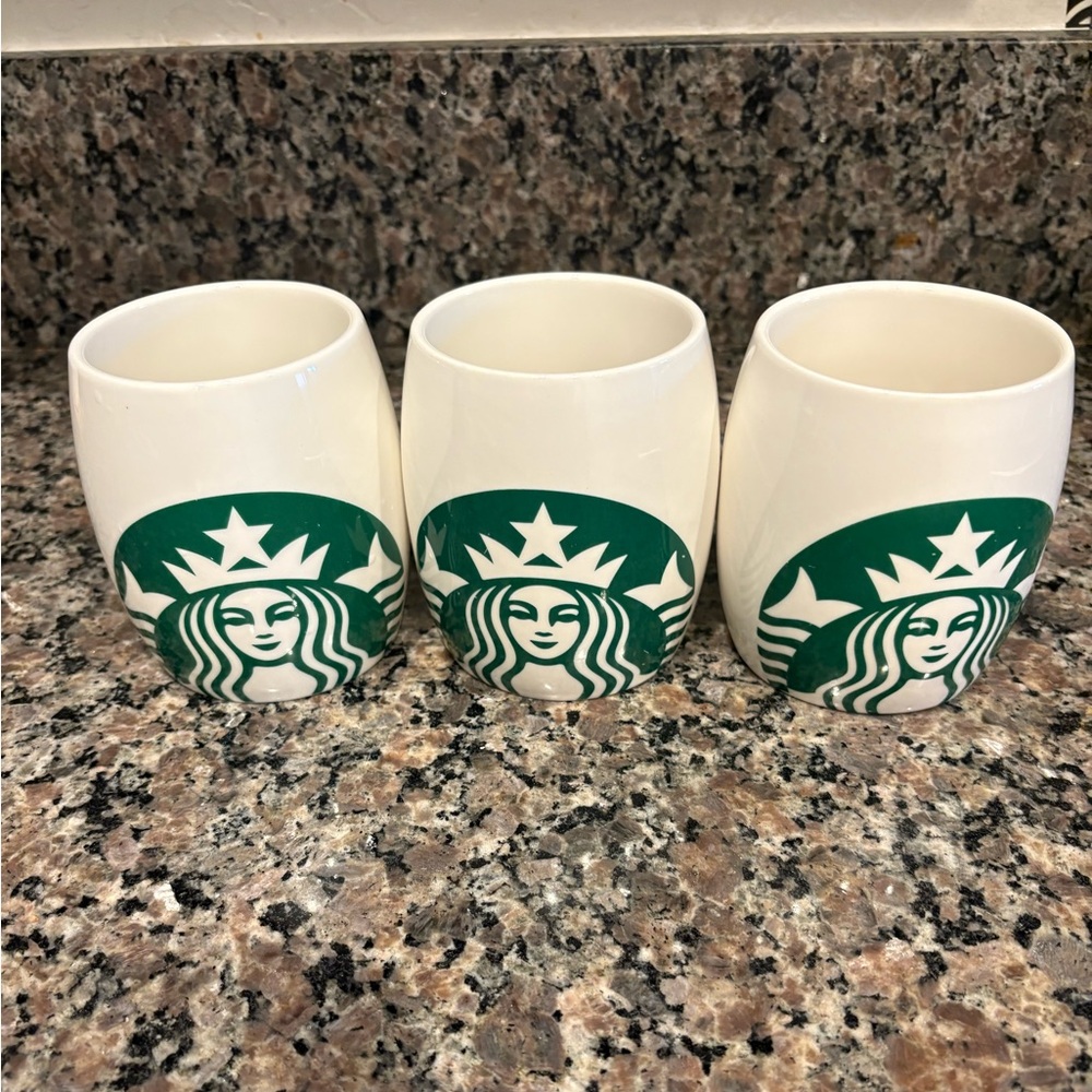 Used! Set of three Starbucks coffee mugs
